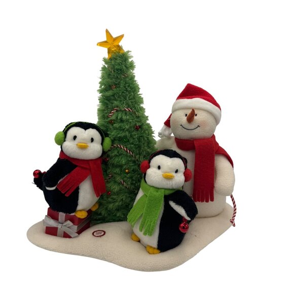 Hallmark Jingle Pals Rockin Around The Christmas Tree Snowman Merry Trio 2006 - Picture 1 of 4